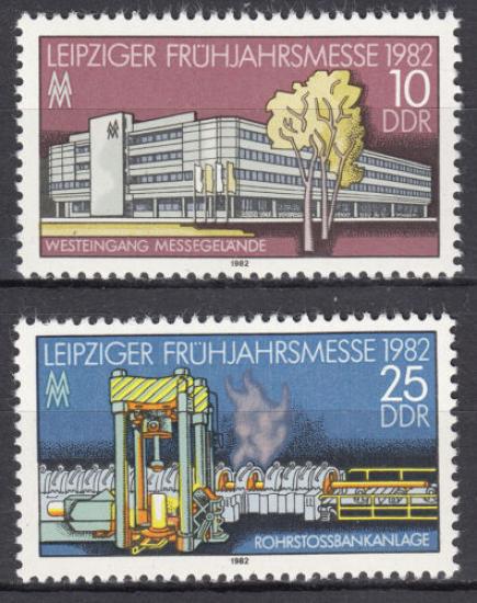 ALMANYA DDR 1982 LEİPZİG FUARI MNH