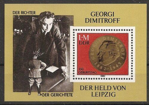  ALMANYA DDR 1982 GEORGI DIMITROFF BLOK
