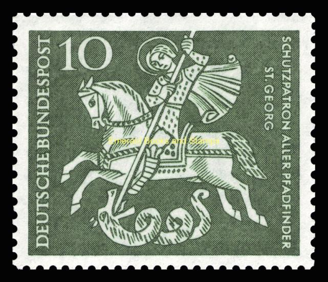 ALMANYA 1961 EFSANELER - SAINT GEORGE VE EJDERHA