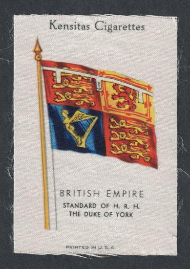 1933 Kensitas İpek Sigara Kartı – Duke of York Standard