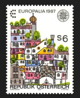 AVUSTURYA 1987 EUROPA CEPT - Modern Mimari