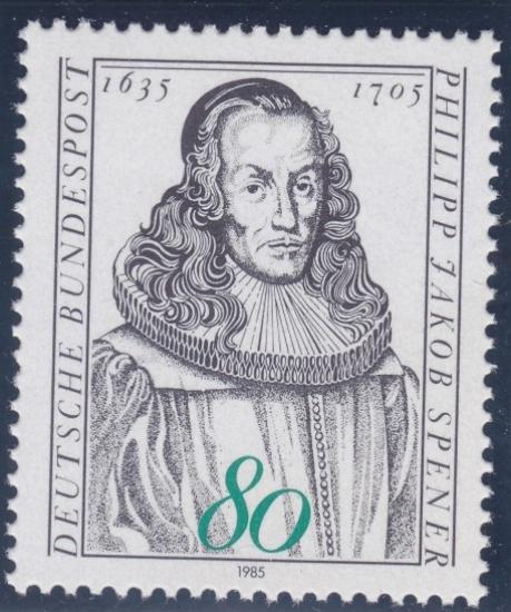 ALMANYA 1985 Philipp Jakob Spener’in Doğumunun 350. Yıldönümü