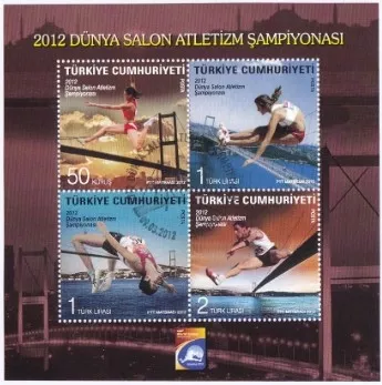 2012 DÜNYA SALON ATLETİZM ŞAMPİYONASI MNH BLOK