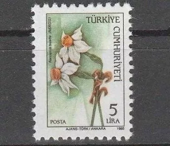 TÜRKİYE 1985 KIR ÇİÇEKLERİ SERİSİ MNH
