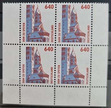ALMANYA 1995 Yapılar Mimari Speyer’deki Katedral 4 lü Blok