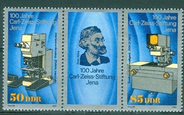 ALMANYA DDR 1989 Carl Zeiss Stiftung’un 100. Yıldönümü