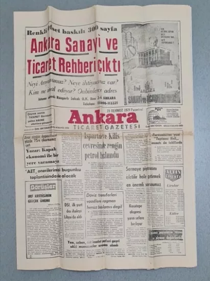 1970’lerden 2000’lere Koleksiyonluk Eski Gazeteler Satışta