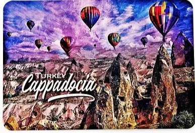Kapadokya Temalı Nevşehir Kartpostal – Tarihi ve Kültürel Koleksiyon Parçası