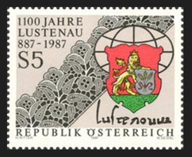 AVUSTURYA 1987 Lustenau’nun 1100. Yılı