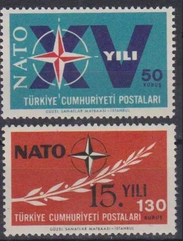 TÜRKİYE 1964 NATO’NUN 15.YILI MNH