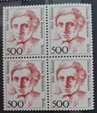 ALMANYA BERLİN 1991 Ünlü Kadınlar, Alice Salomon