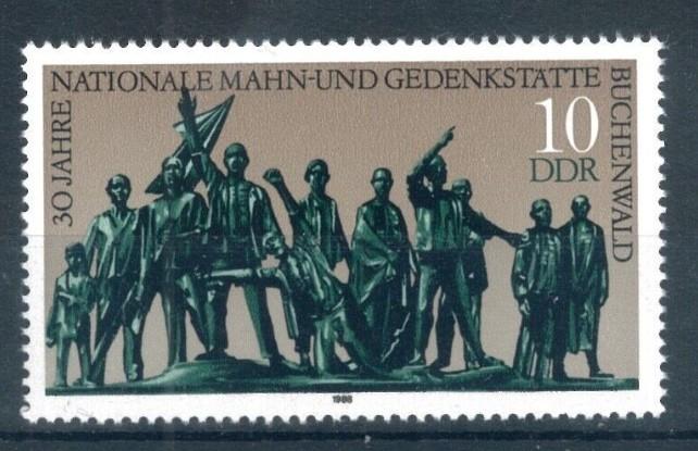 ALMANYA DDR 1988 Buchenwald Anıtı