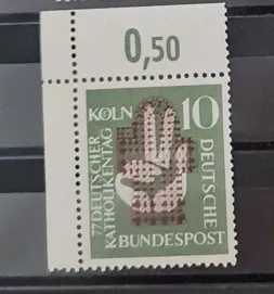 1956 Katolik Kongresi Köşe Mnh Pul