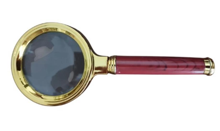 BÜYÜTEÇ 60mm Çap 4X Optik Lens 