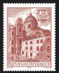 AVUSTURYA 1972 Salzburg’daki Paris-Lodron Üniversitesi’nin 350. Yılı