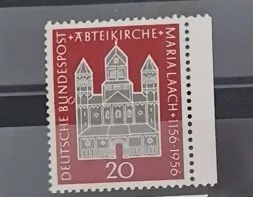Almanya 1956 Maria Laach Kilisesi’nin 800. Yıldönümü Damgasız Mnh