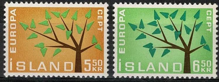 1962 İZLANDA EUROPA CEPT