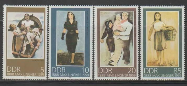 ALMANYA DDR 1988 Max Linger’in Doğumunun 100. Yıldönümü