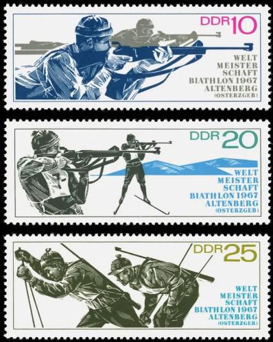 ALMANYA DDR 1967 TBiathlon Dünya Şampiyonası