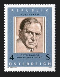 AVUSTURYA 1981 Otto Bauer’in 100. Yıldönümü