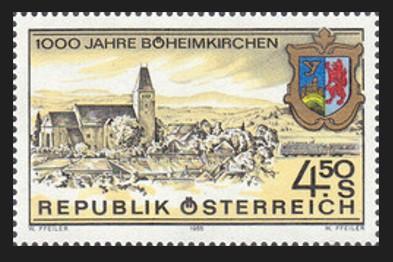 AVUSTURYA 1985 Böheimkirchen’in 1000. Yıldönümü