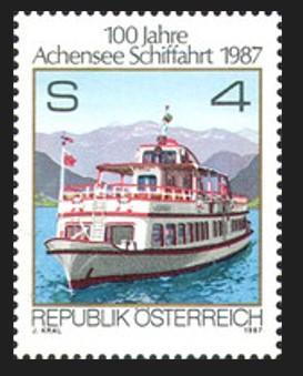 AVUSTURYA 1987 Achen Gölü’nde Deniz Taşımacılığının 100. Yılı