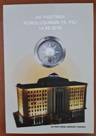 2016 AK PARTİNİN KURULUŞUNUN 15.YILI PORTFÖY