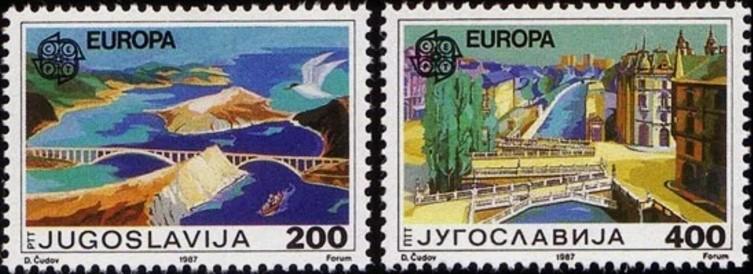 1987 EUROPA CEPT YUGOSLAVYA