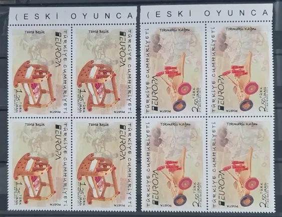 2015 EUROPA CEPT, ESKİ OYUNCAKLAR 4’LÜ MNH