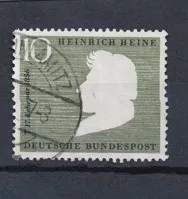Almanya 1956 Heinrich Heine’nin Ölümünün 100. Yıldönümü Damgalı Tam Seri