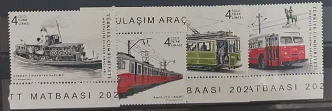 2022 NOSTALJİK ULAŞIM ARAÇLARI MNH
