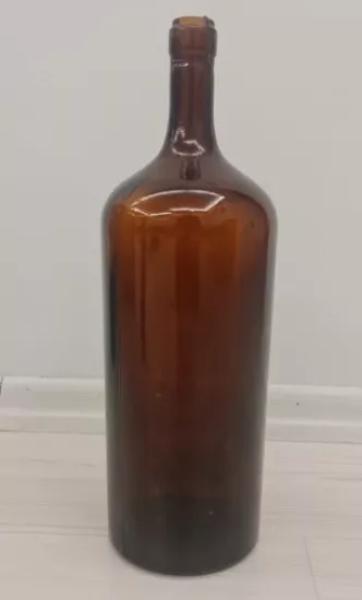 Vintage Eski Dönem Dekoratif Büyük Boy Şişe, 35cm