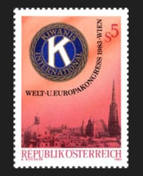 AVUSTURYA 1983 Uluslararası Kiwanis Dünya ve Avrupa Konferansı