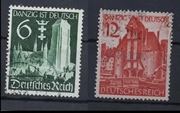 1939 Danzig ist Deutsch pulları: Damgalı Tam Seri
