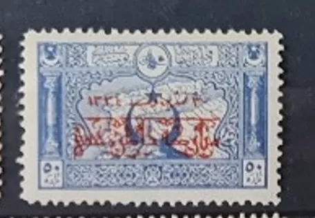 1919 Mütareke 50 para, Sürşarjlı, Şarniyersiz