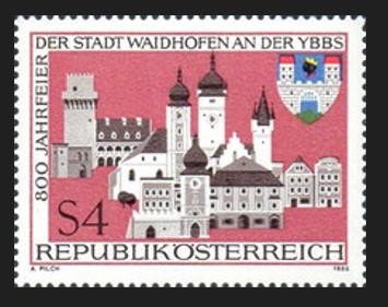 AVUSTURYA 1986 Waidhofen’in Ybbs Nehri Üzerindeki 800. Yıldönümü