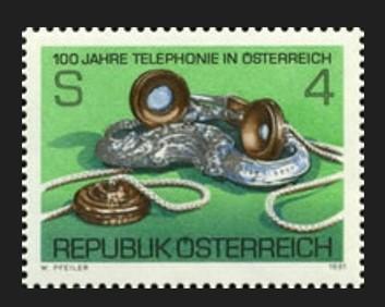 AVUSTURYA 1981 Avusturya Telefonu’nun 100. yıldönümü