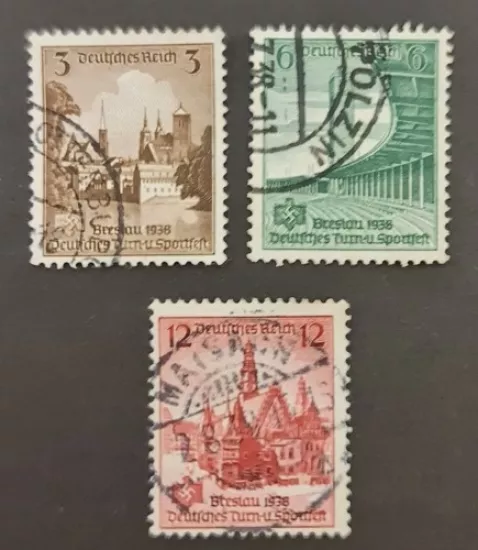 Almanya Reich 1938 Breslau’da spor festivali Damgalı