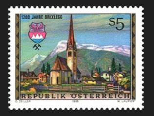 AVUSTURYA 1988 Brixlegg’in 1200. Yıldönümü