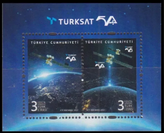 2021 TÜRKSAT 5A MNH BLOK