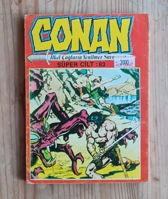 CONAN - İLKEL ÇAĞLARIN YENİLMEZ SAVAŞÇISI SUPER CİLT : 63