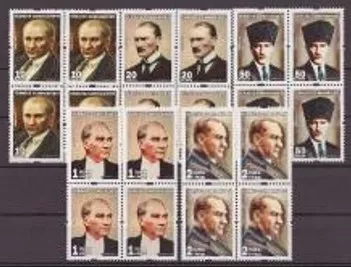 2018 ATATÜRK KONULU RESMİ POSTA PULLARI 4’LÜ BLOK MNH
