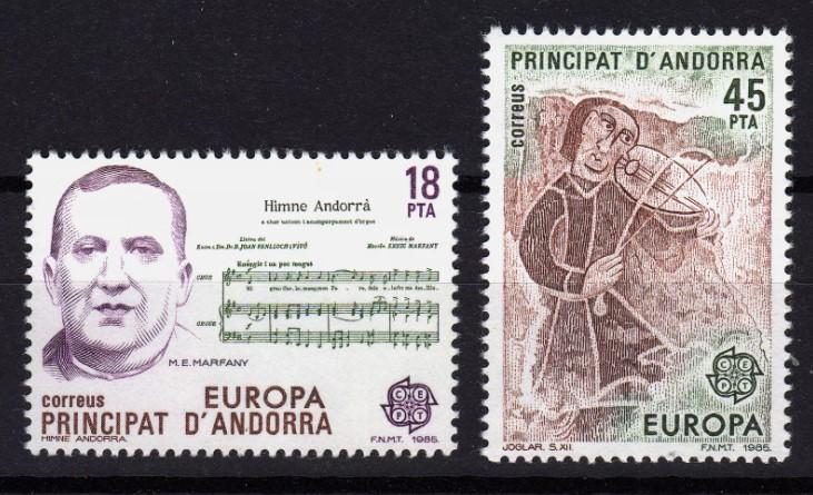 1985 ANDORRA İSPANYA EUROPA CEPT