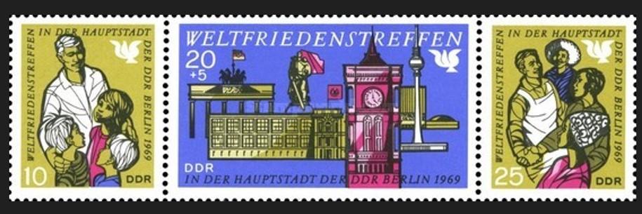 ALMANYA DDR 1969  Berlin’de Dünya Barış Toplantısı