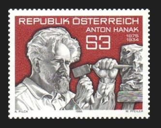 AVUSTURYA 1984 Anton Hanak’ın Ölümünün 50. Yıldönümü