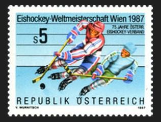 AVUSTURYA 1987 Buz Hokeyi Dünya Şampiyonası