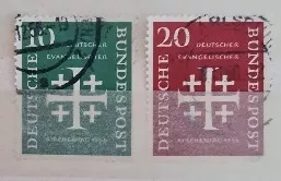 1956 Evanjelik Kilise Günü Damgalı Tam Seri