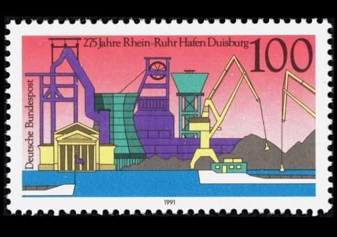 ALMANYA 1991 Duisburg’daki Rhein-Ruhr Habour’un 275. Yıldönümü