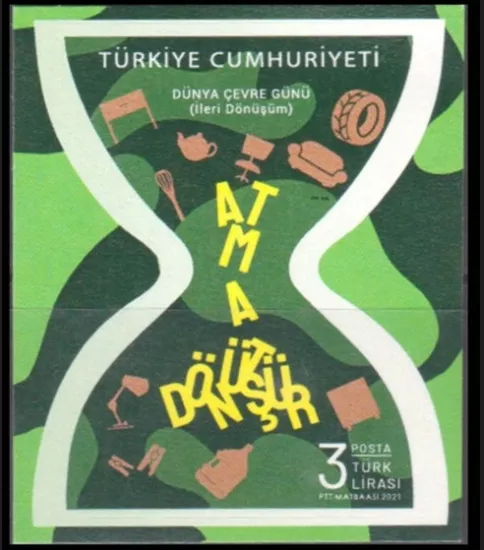 2021 DÜNYA ÇEVRE GÜNÜ İLERİ DÖNÜŞÜM MNH BLOK