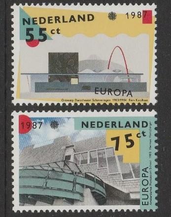 1987 HOLLANDA EUROPA CEPT, Modern Mimari